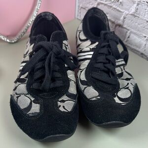 Coach Black and White Sneakers